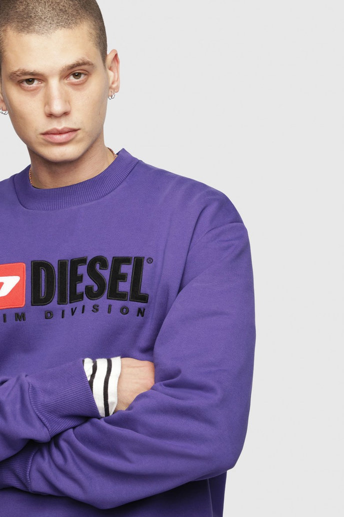 SCREWDIVISION SWEATSHIRT fialová