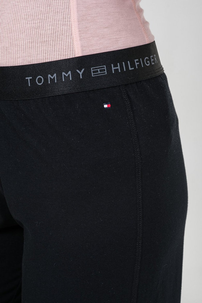 Tommy Hilfiger Cotton pant iconic černé