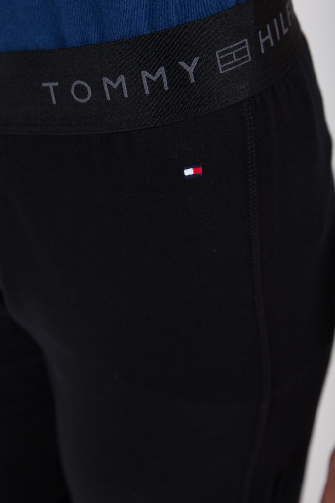 Tommy Hilfiger Cotton pant iconic černé
