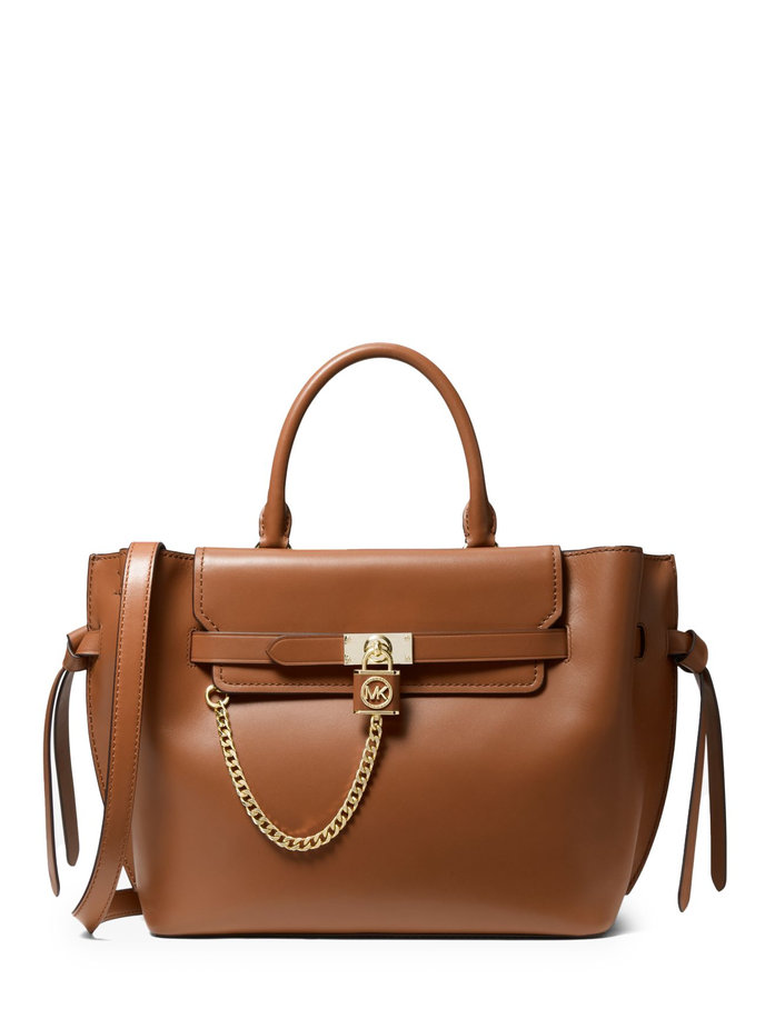 LG BELTED SATCHEL hnědá