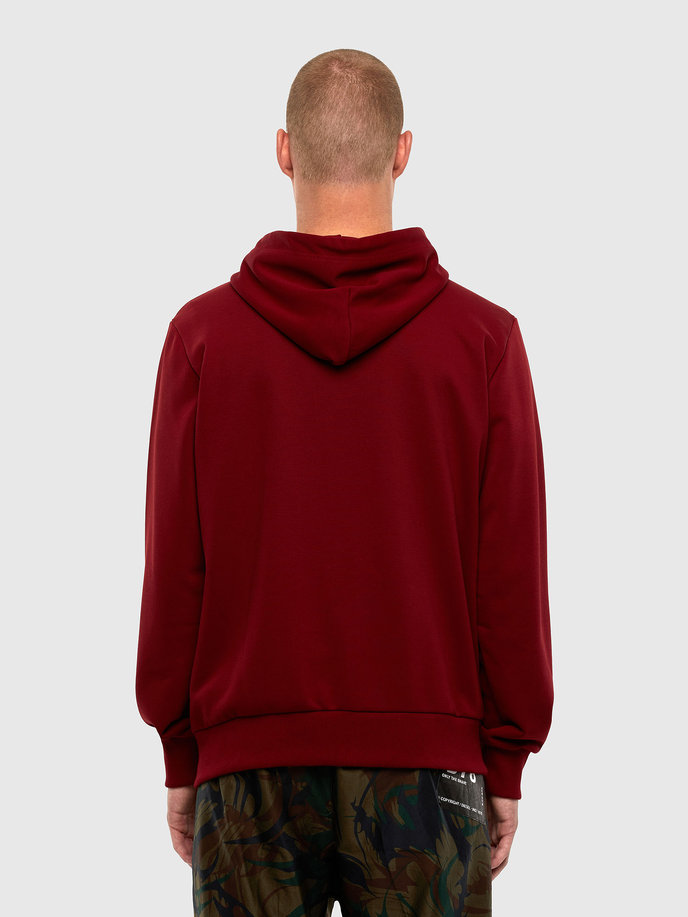 SGIRKHOODZIPK1 SWEATSHIRT bordó