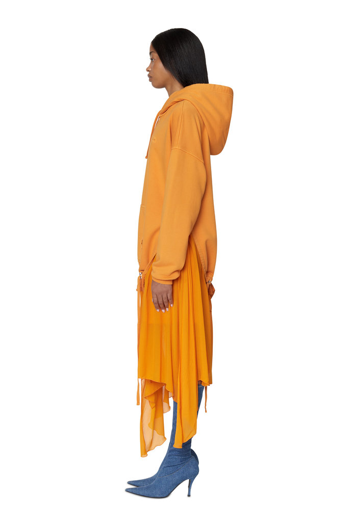 D-ROLLIER-TON DRESS oranžové