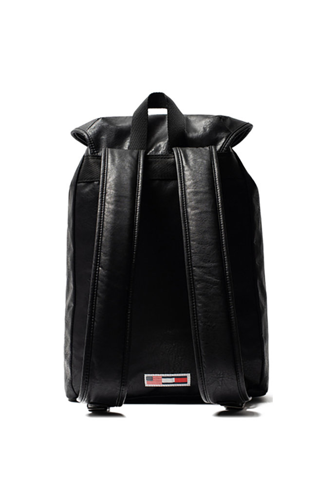 TJM HERITAGE LEATHER BACKPACK černý