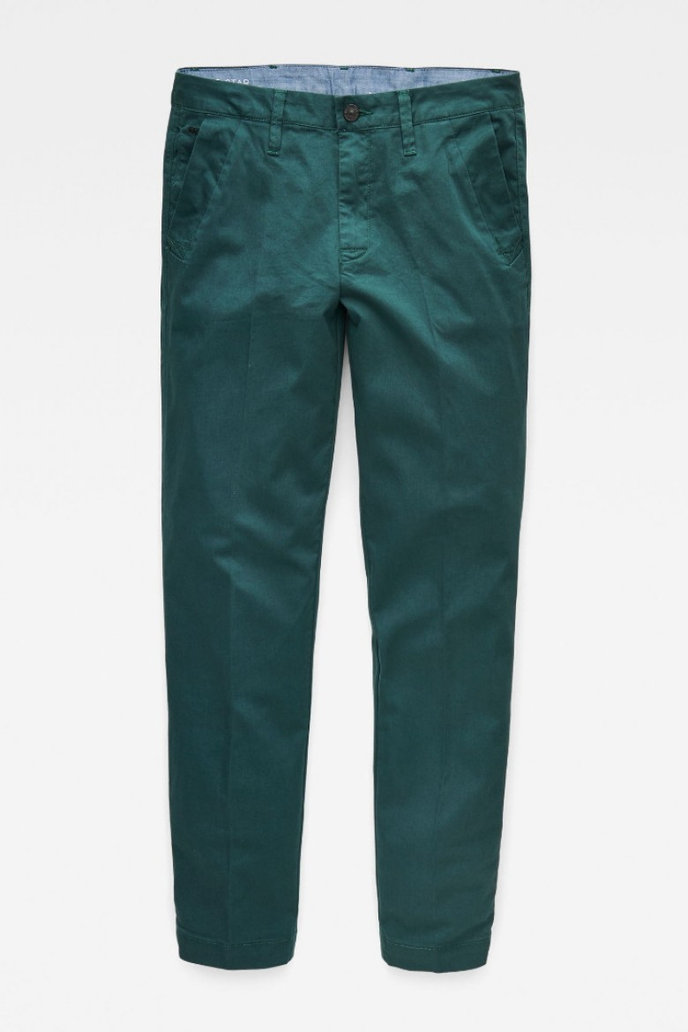 G-STAR Bronson mid skinny chino wmn zelené