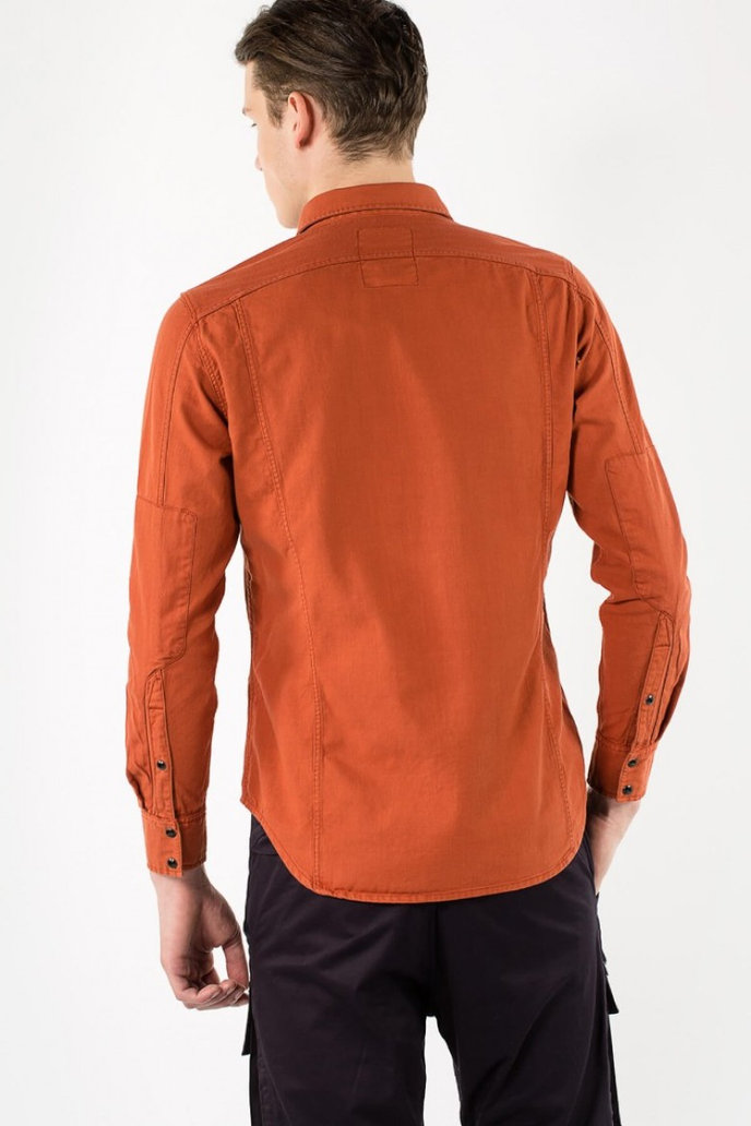 G-STAR 3301 pm shirt l/s oranžová