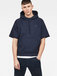 G-STAR Tendric stor hooded sw 1/2 slv modrá