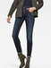 G-STAR Lynn Zipper Mid Skinny Wmn ocelově modré