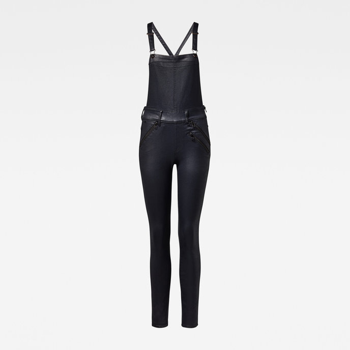 Lynn Biker HW Skinny Overall Wmn tmavěmodrý