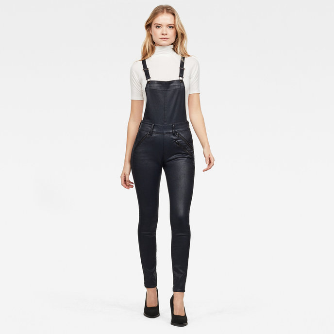 Lynn Biker HW Skinny Overall Wmn tmavěmodrý