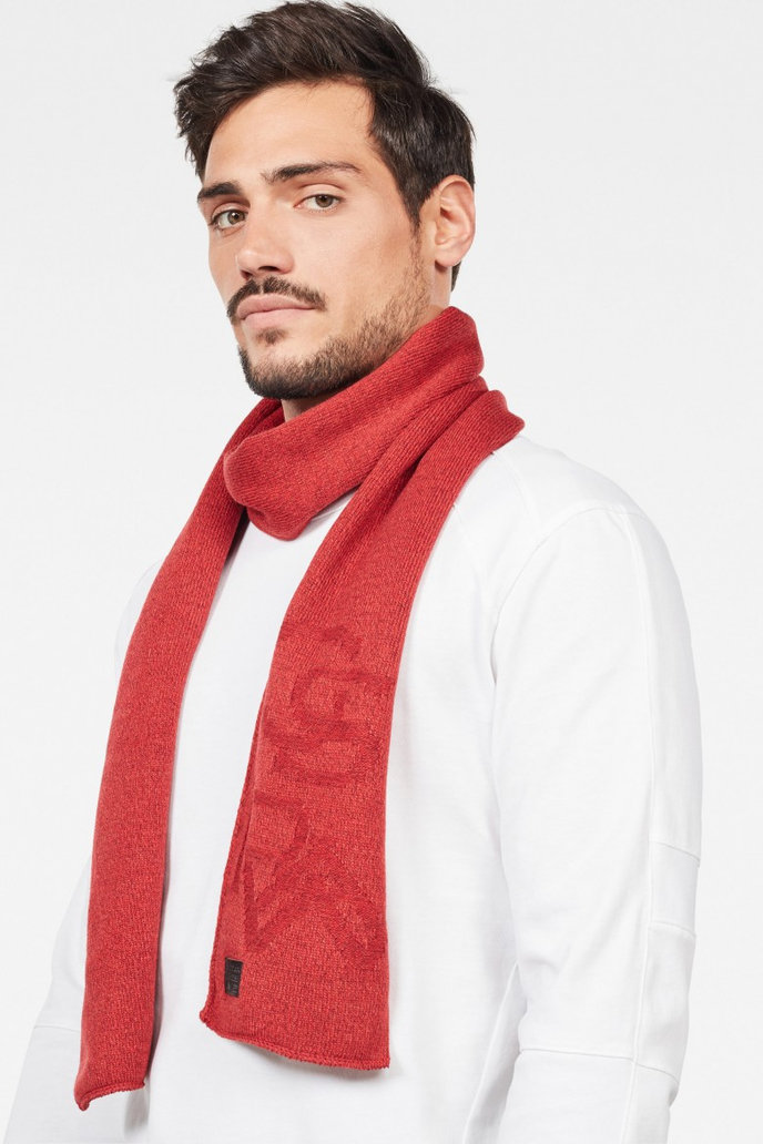 Effo scarf htr aw rezavě červená