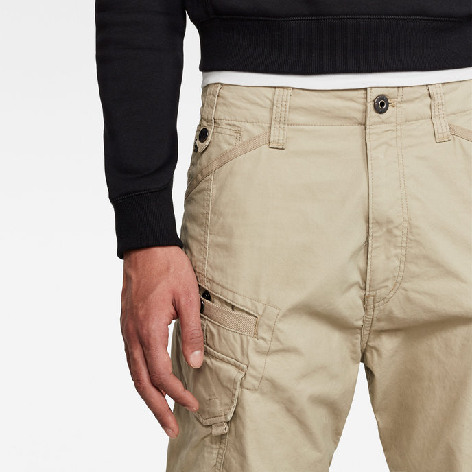 Droner relaxed tapered cargo pant pískové