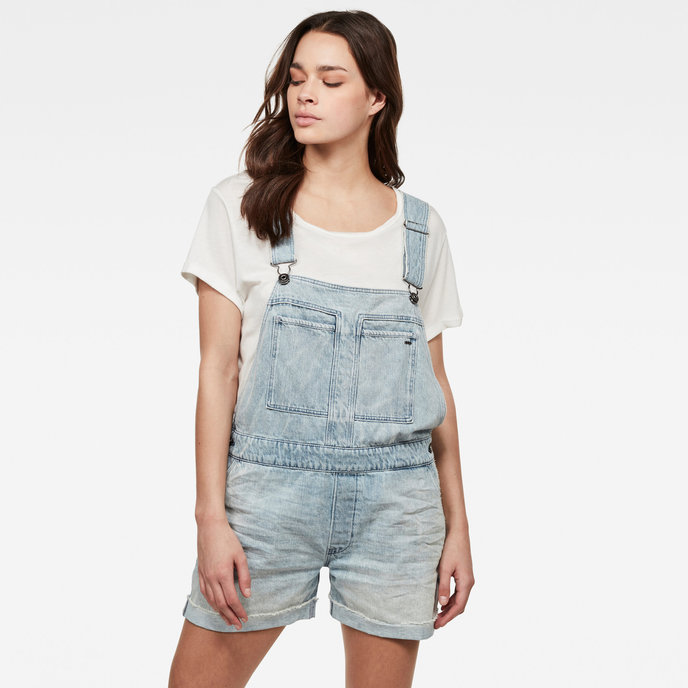 Faeroes bf Short Overall rp tu Wmn světlemodrý