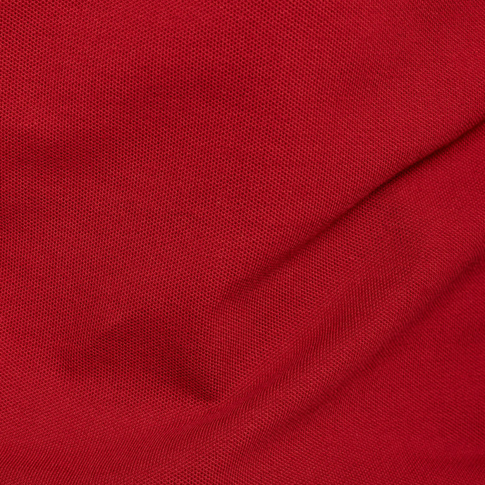 Dunda slim stripe polo s\s červené