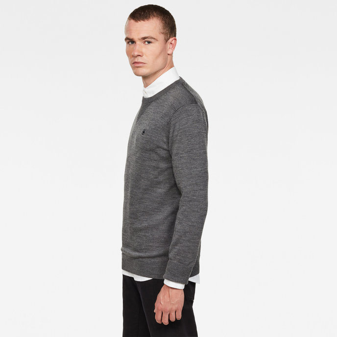 Premium Basic Knit r l\s šedý