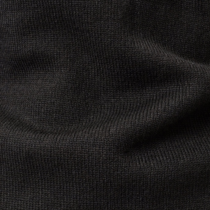 Army pkt r knit  l\s černý