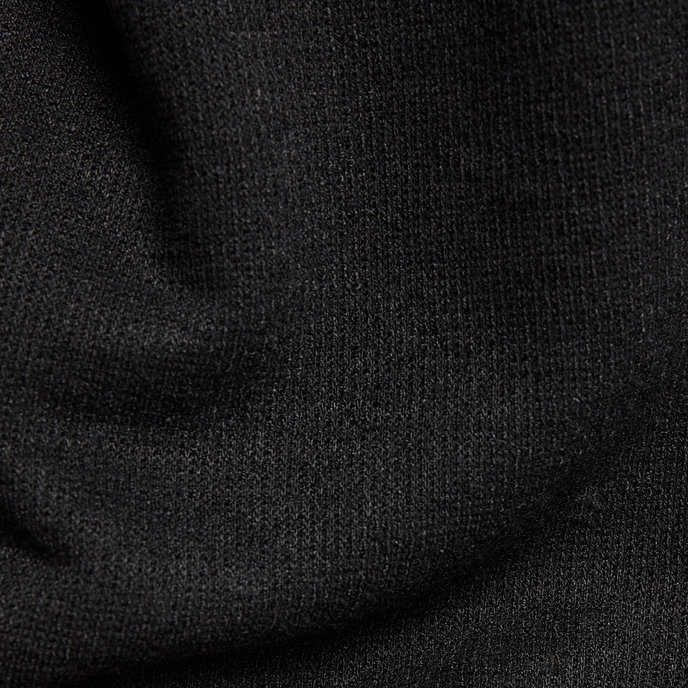 GRAPHIC POCKET TWEATER DRESS černé