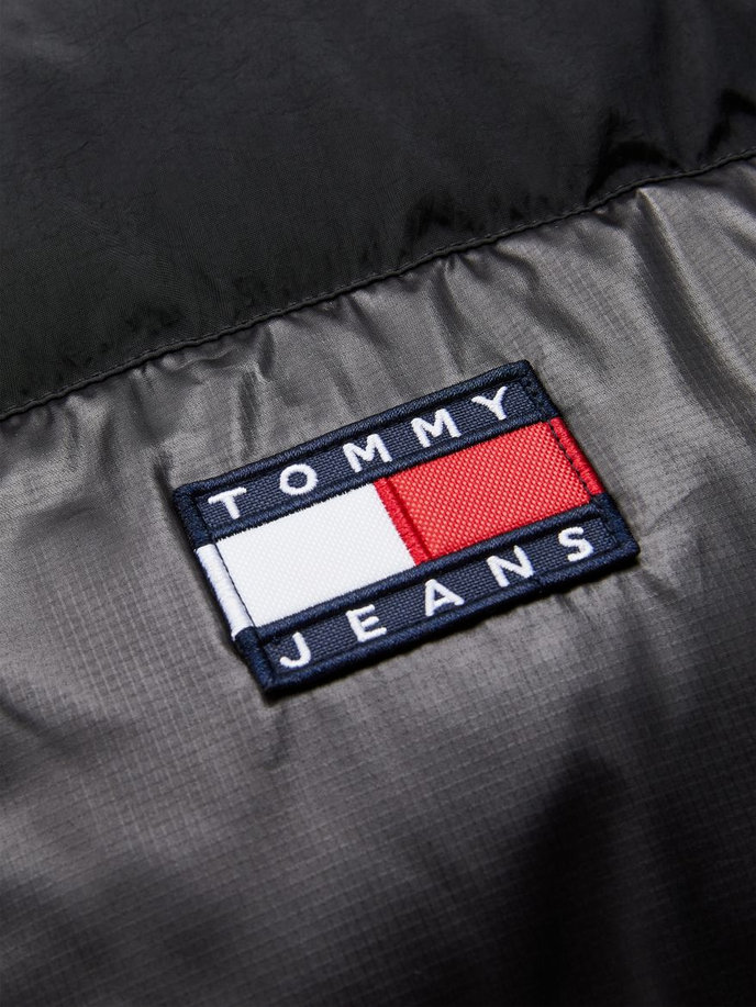Tommy Jeans TJM TONAL COLORBLOCK PUFFER černá