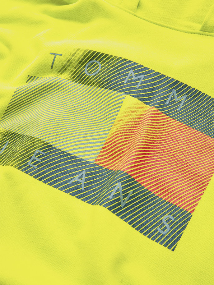 TJM REFLECTIVE FLAG HOODIE žlutá