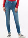 Tommy Hilfiger HIGH RISE SKINNY SANTANA DYBBST modré