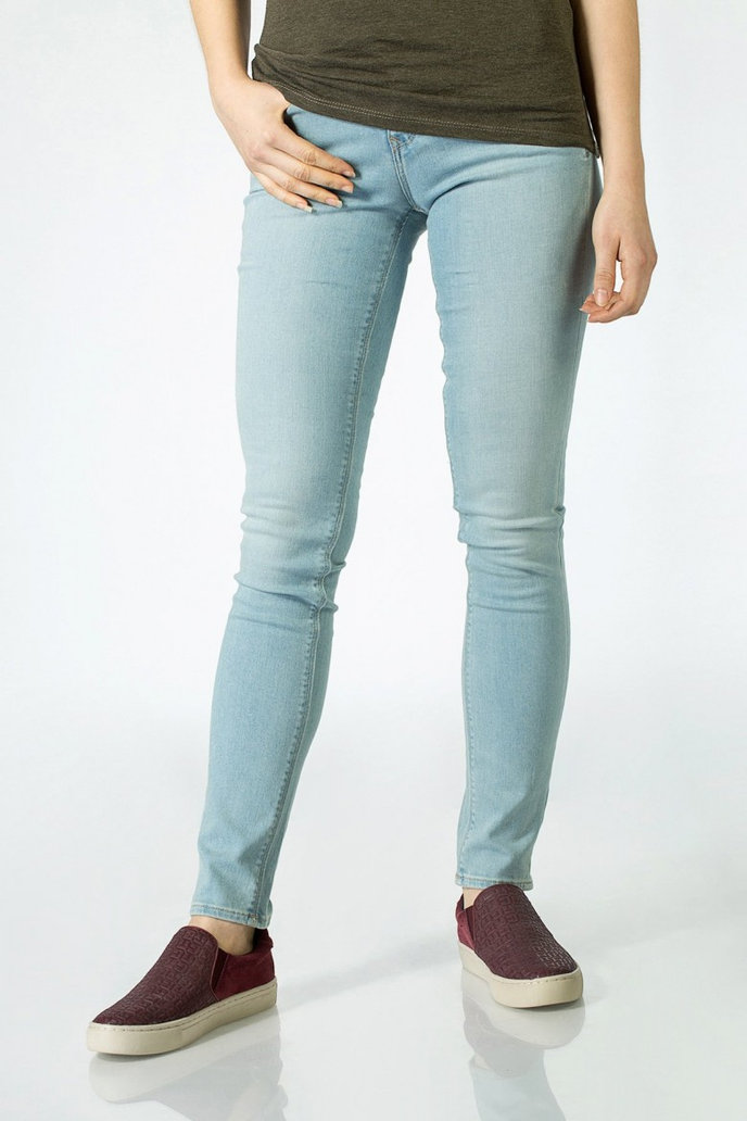 TOMMY HILFIGER MID RISE SKINNY NORA SGBST modré