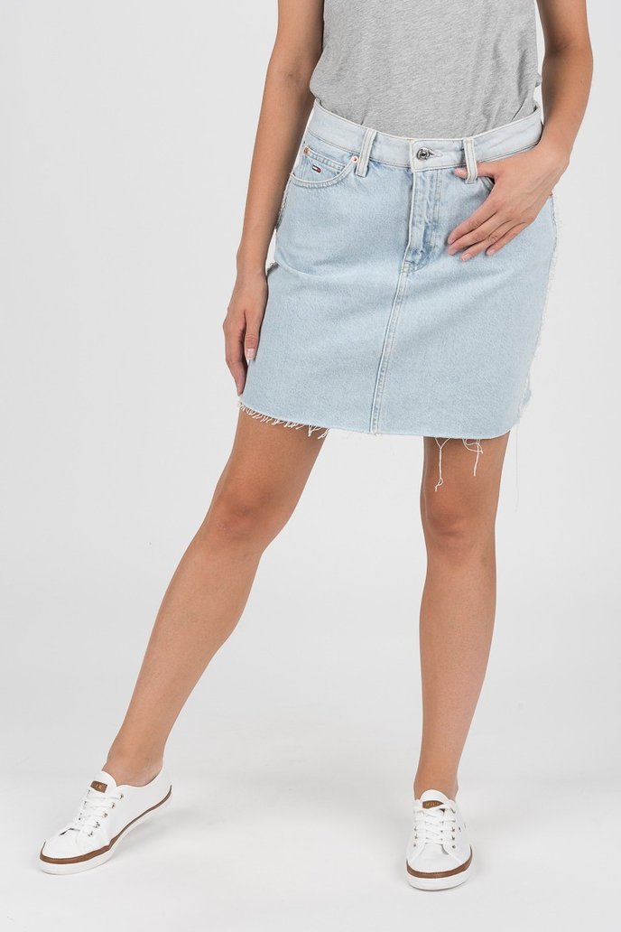 SHORT DENIM SKIRT BRGHTL světle modrá