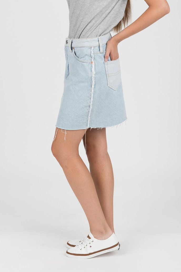 SHORT DENIM SKIRT BRGHTL světle modrá