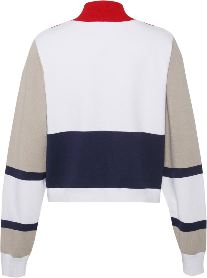 TJW COLORBLOCK LOGO SWEATER vícebarevný