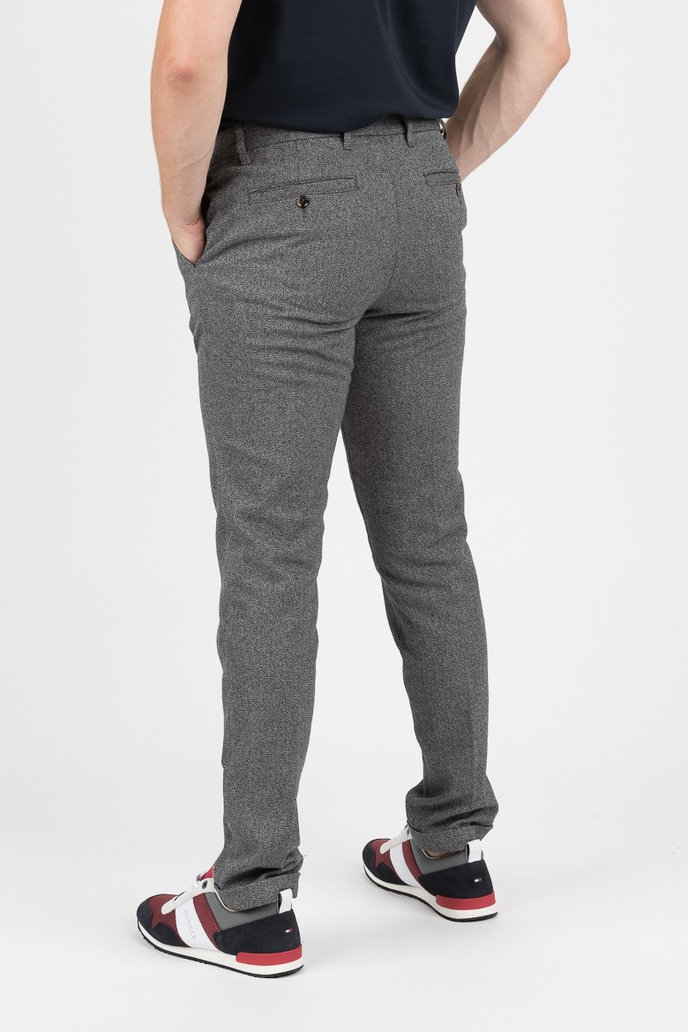 TOMMY HILFIGER STRAIGHT CHINO MOULINE TWILL šedé