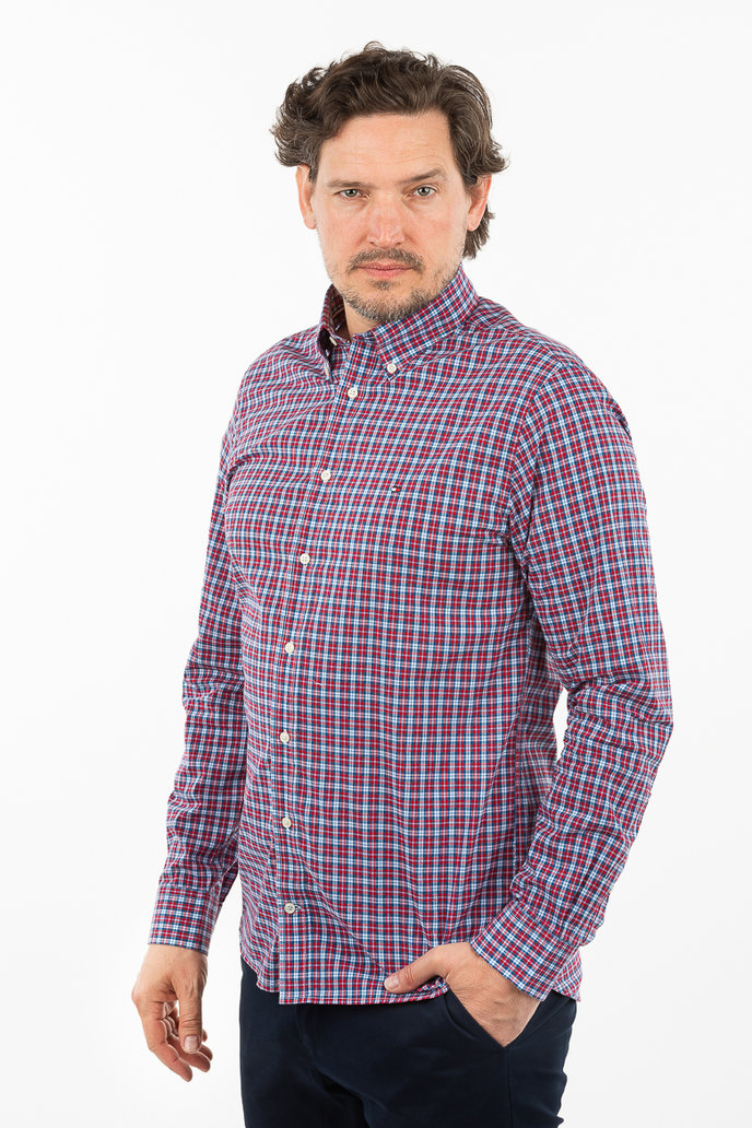 TOMMY HILFIGER SUMMER TARTAN SHIRT vícebarevná