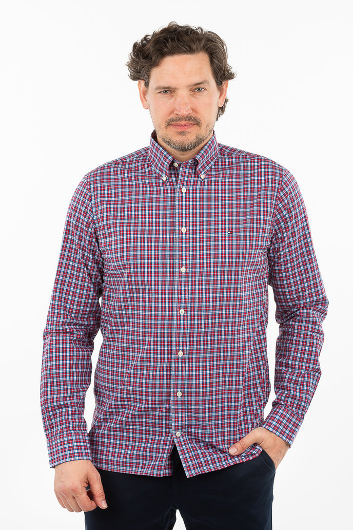 TOMMY HILFIGER SUMMER TARTAN SHIRT vícebarevná