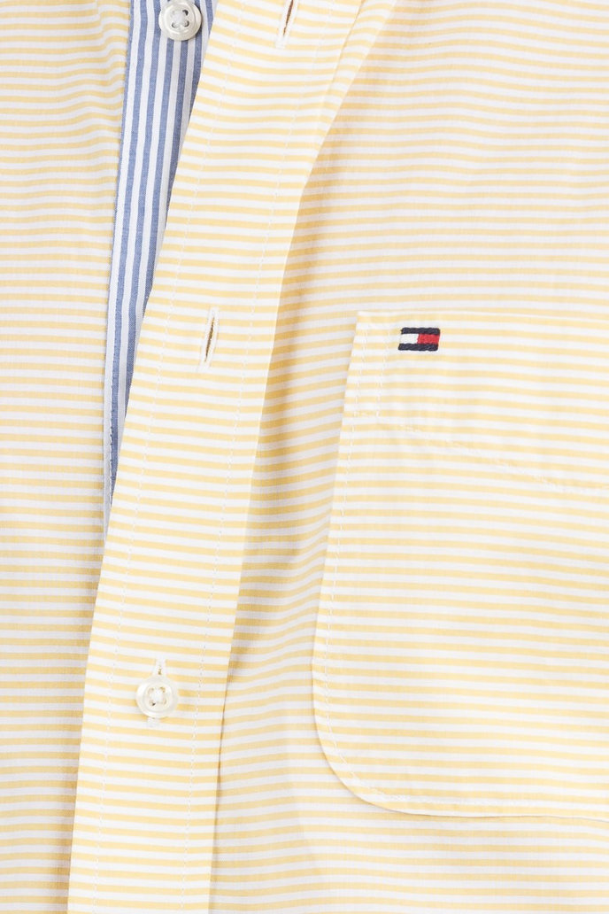 CLASSIC STRIPE SHIRT S/S světležluto-bílá