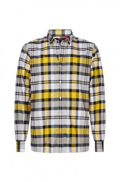 FLEX BRIGHT MIDSCALE CHECK SHIRT vzorovaná