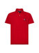 TOMMY FLAG HILFIGER REG POLO červené