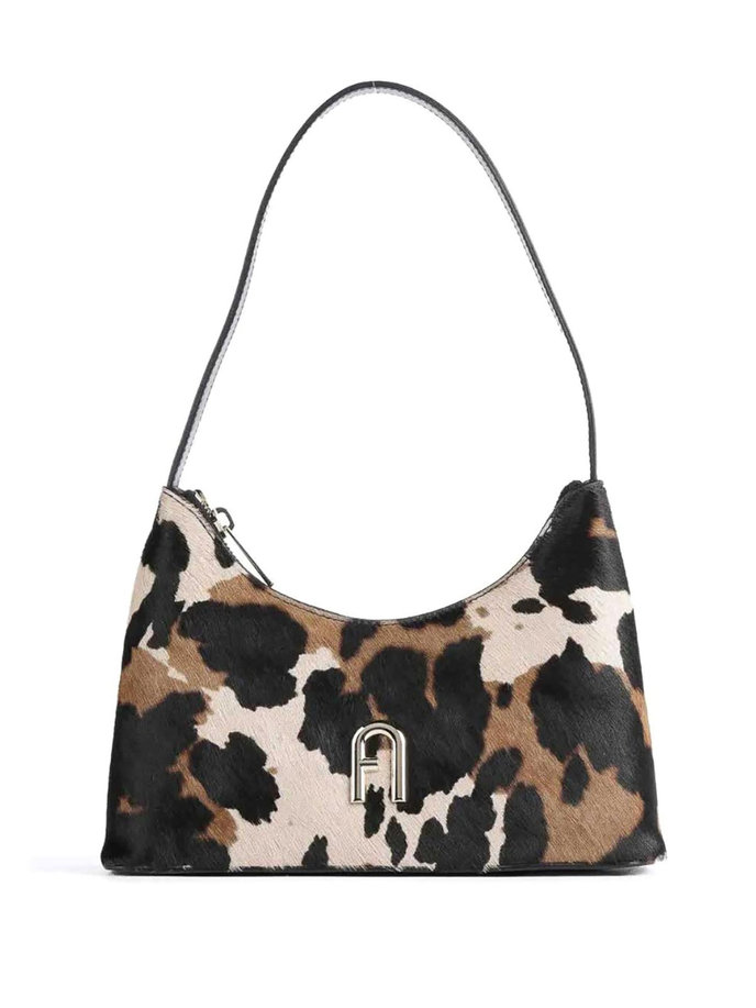 FURLA DIAMANTE MINI SHOULDER BAG vzorovaná