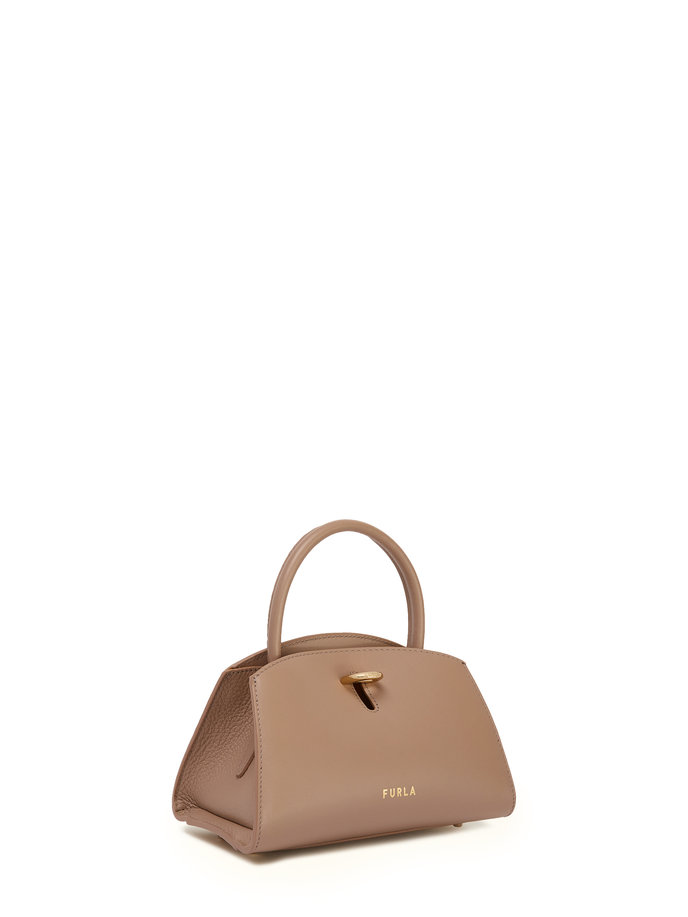 FURLA GENESI MINI TOTE hnědá