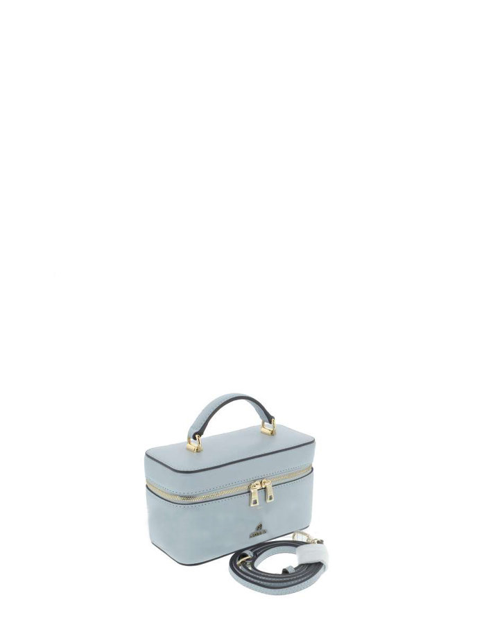 FURLA CAMELIA MINI CROSSBODY VANITY CASE modrá