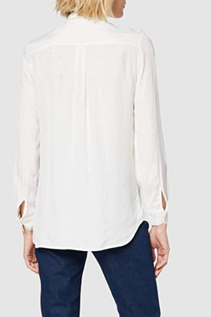 NISSE VISCOSE BLOUSE bílá