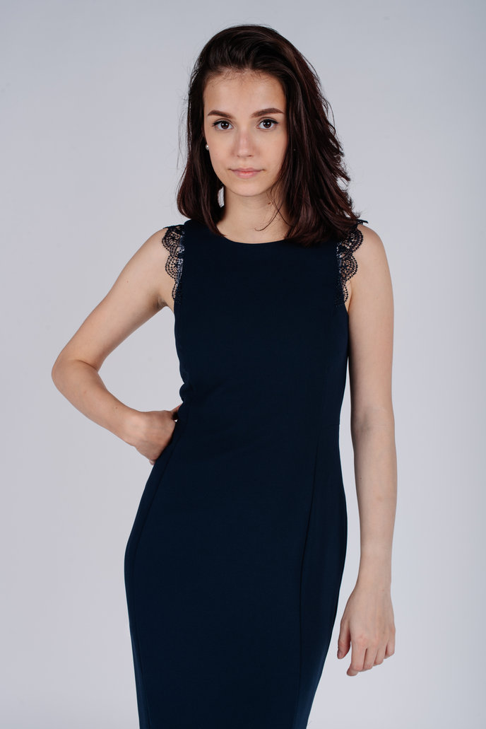 OC BODYCON DRESS NS tmavěmodré