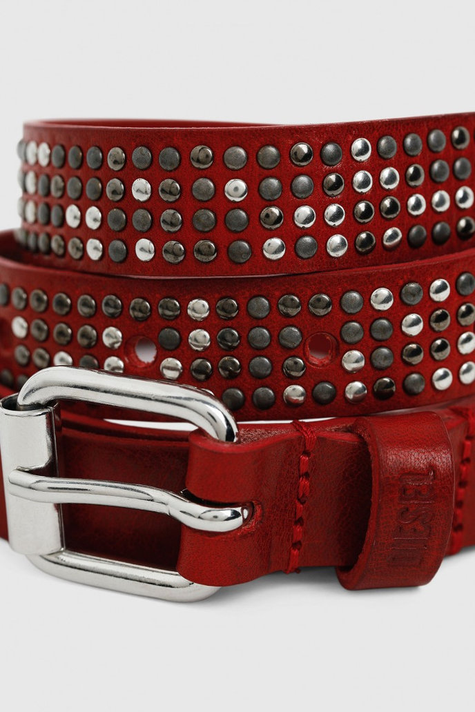 BMINISTUD belt tmavočervený